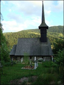 Biseric de lemn; ortodox; orthodox; Biserica de lemn Sf. Trei Ierarhi; sat; GOIETI; VIDRA