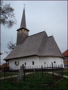 Biseric de lemn; ortodox; orthodox; Biserica de lemn Sf. Arhangheli; sat; BOTEAN; INEU