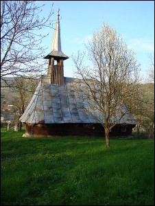 Biseric de lemn; ortodox; orthodox; Biserica de lemn Cuvioasa Paraschiva; sat; LACU; GEACA