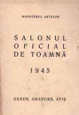 SALONUL OFICIAL DE TOAMNĂ DESEN, GRAVURĂ, AFIȘ - 1945