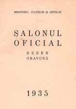 SALONUL OFICIAL DESEN, GRAVURĂ - 1935